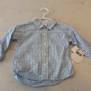 Edgehill Collection Pastel Plaid Button-Down Shirt in Light Blue, Mint, Pink